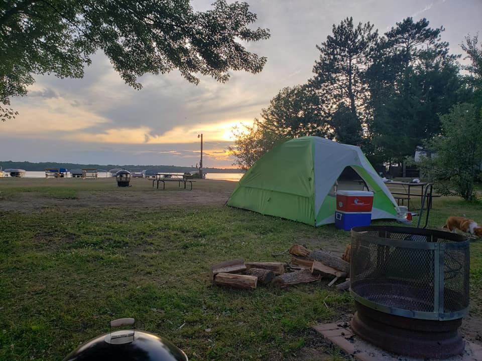 Tent at Swan Lake Campground